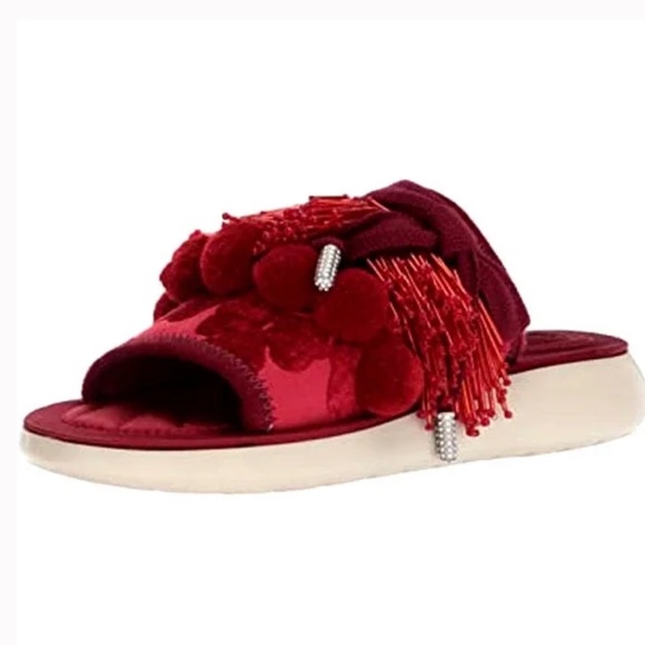 Rare MARC JACOBS Emerson Pompom Sport Sandals Slides - Picture 3 of 8